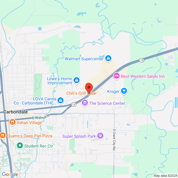 Map of the area